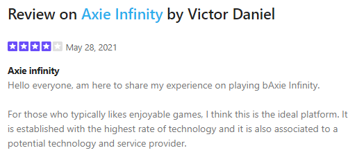 Is Axie Infinity a Scam Positive Reviews