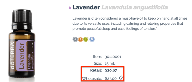 Doterra Lavender Essential Oil 15ml