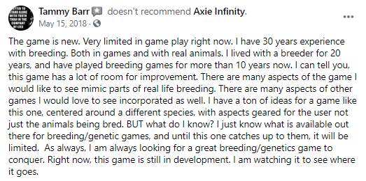 Is Axie Infinity a Scam Negative Reviews