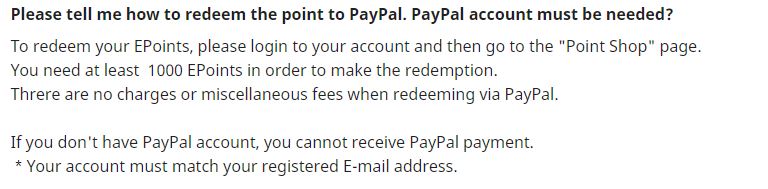 What is Rakuten Insight About use same email address for paypal