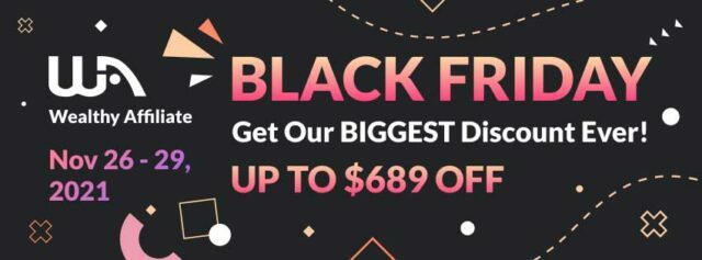 wealthy affiliate black friday Wealthy Affiliate Black Friday banner 850x315 1 e1636776203499