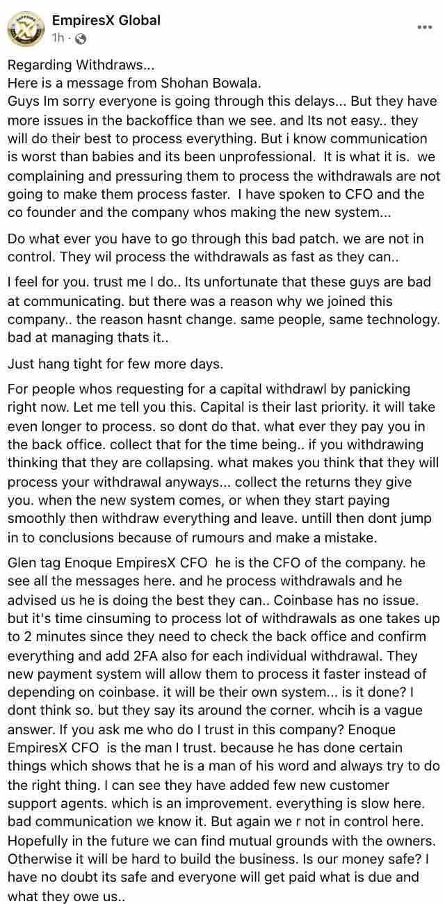 is empiresx a scam empiresx review EmpiresX global 