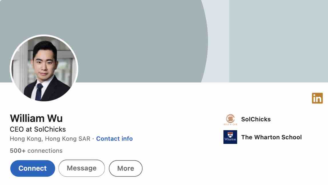 What is solchicks about is solchicks a scam William Wu  linkedIN