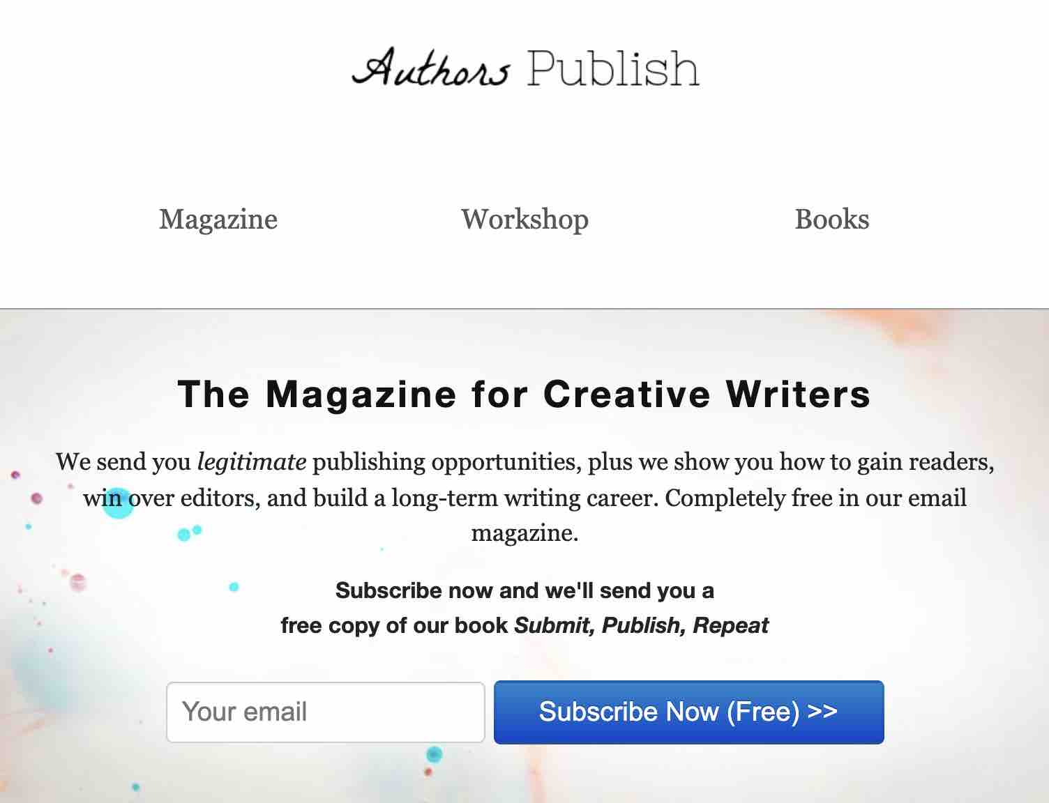 what is freedom with writing author publish