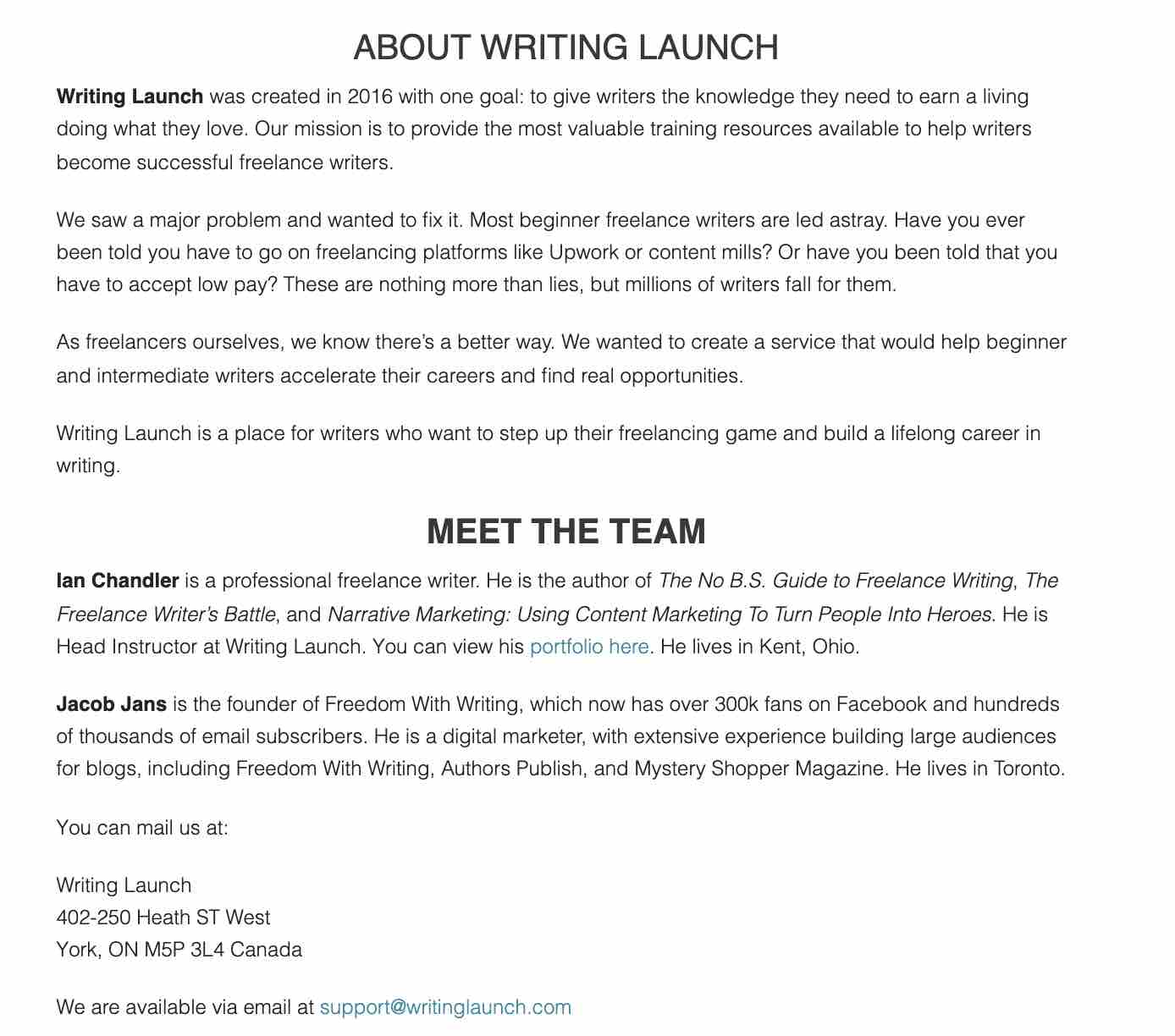 what is freedom with writing writing launch about page