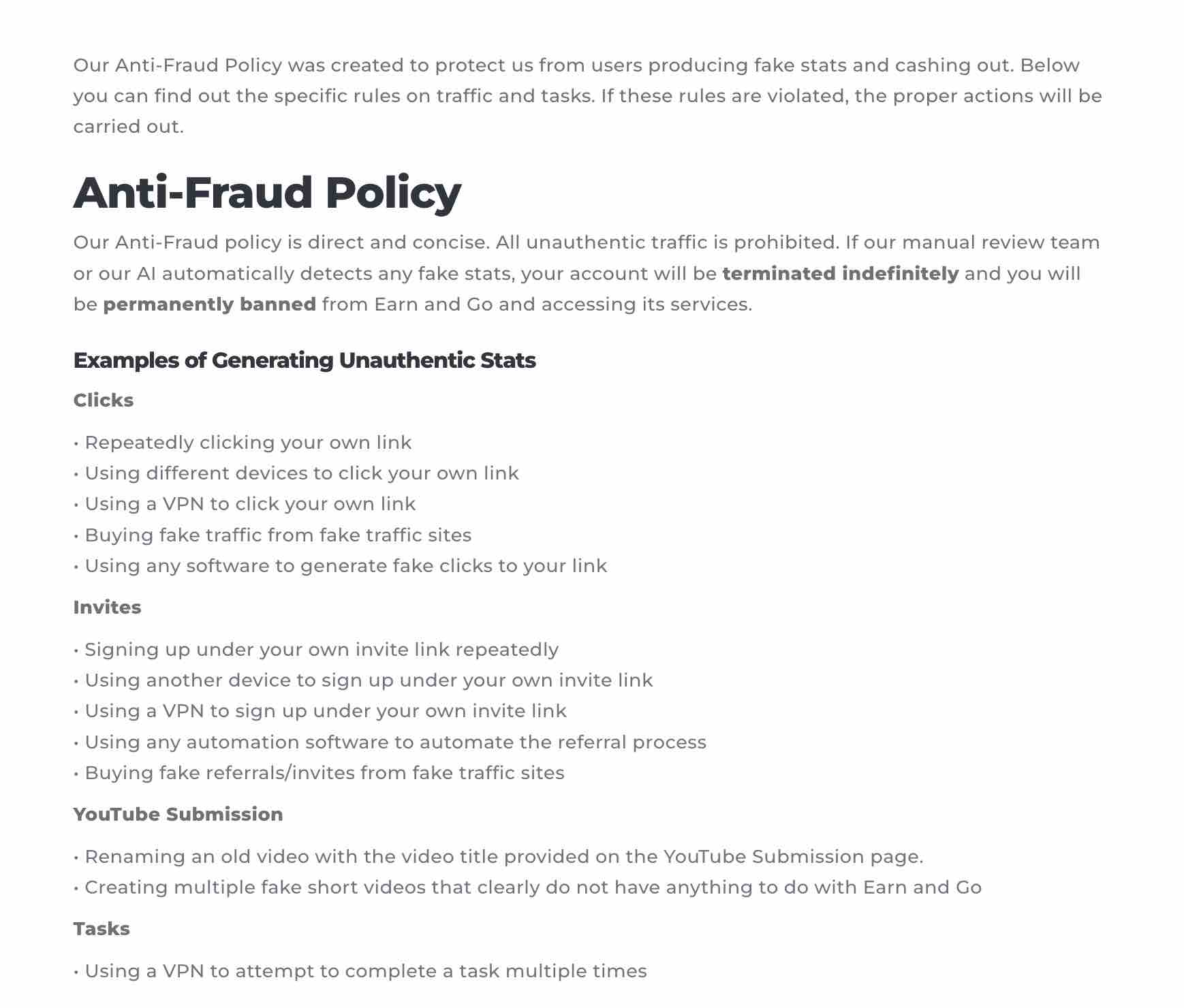 is socialearn a scam review anti fraud policy copied from earn and go