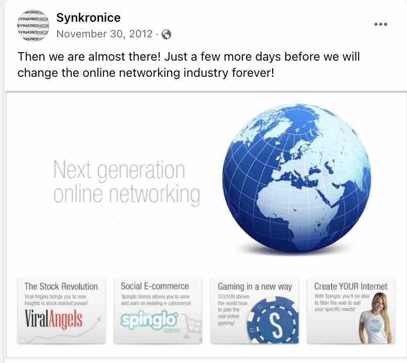 Is crowd1 a scam old MLM, Synkronice, by crowd1 CEO