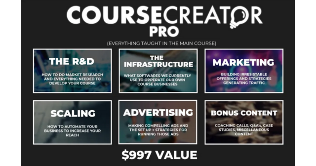 Course Creator Pro review inside the program